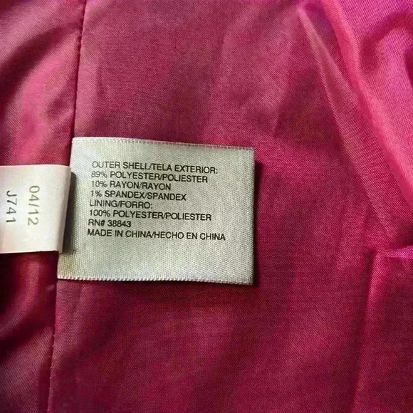 Worthington black,‎ double breasted swing coat. Size small - Picture 6 of 7